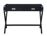 Amenia Charcoal Finish Console Table