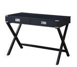 Amenia Charcoal Finish Console Table