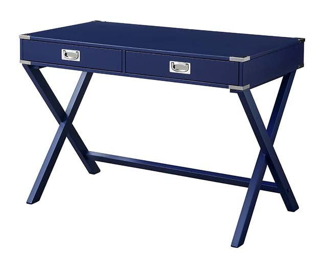 Amenia Navy Blue Finish Console Table