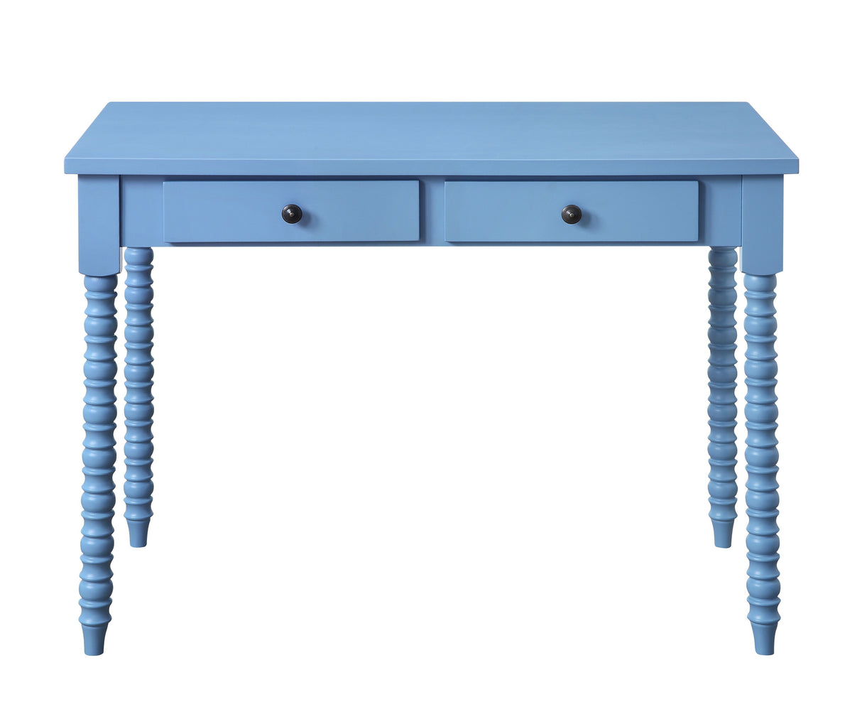 Altmar Blue Finish Console Table