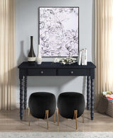 Altmar Charcoal Finish Console Table