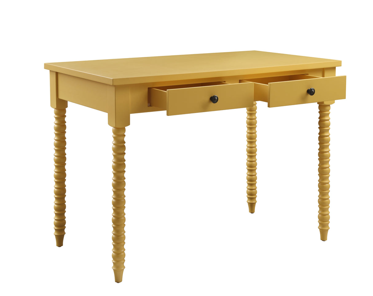 Altmar Yellow Finish Console Table