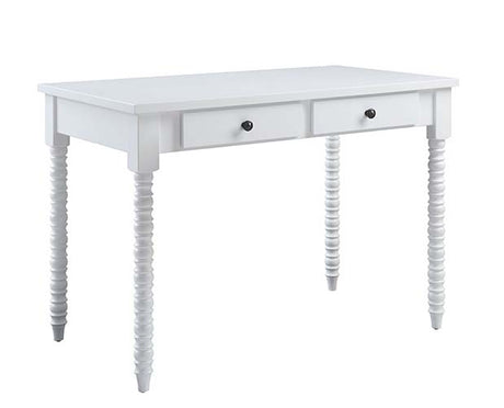 Altmar White Finish Console Table