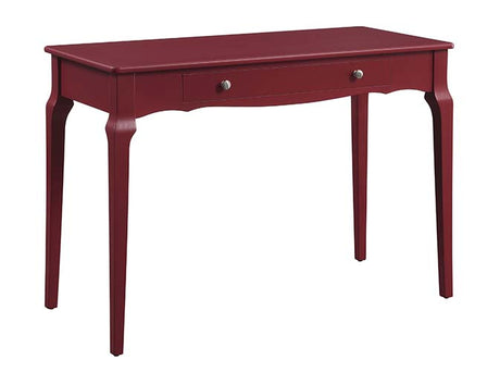 Alsen Red Finish Console Table