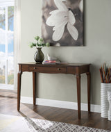 Alsen Espresso Finish Console Table