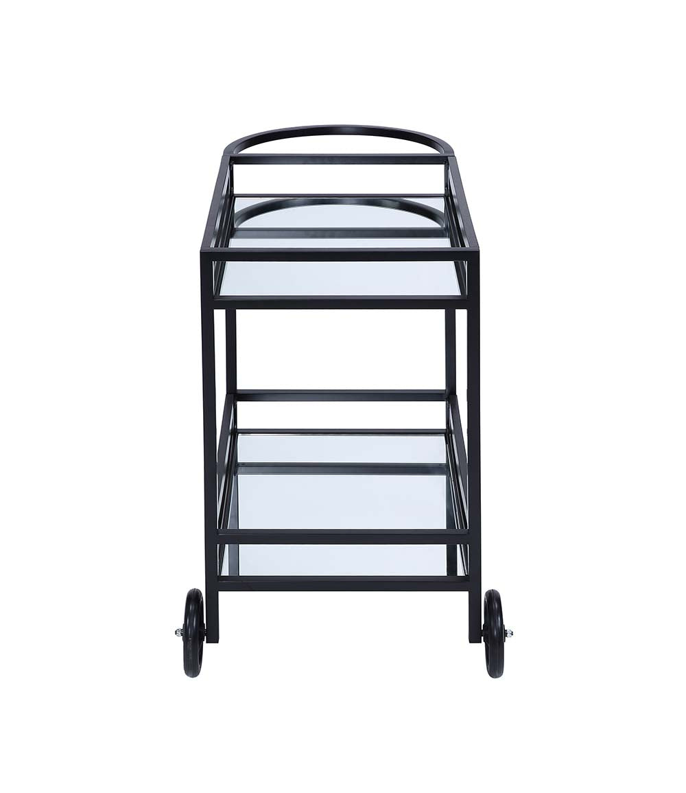 Colson Black Finish Serving Cart