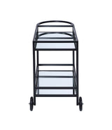 Colson Black Finish Serving Cart