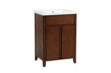 Lelia Walnut Finish Sink Cabinet