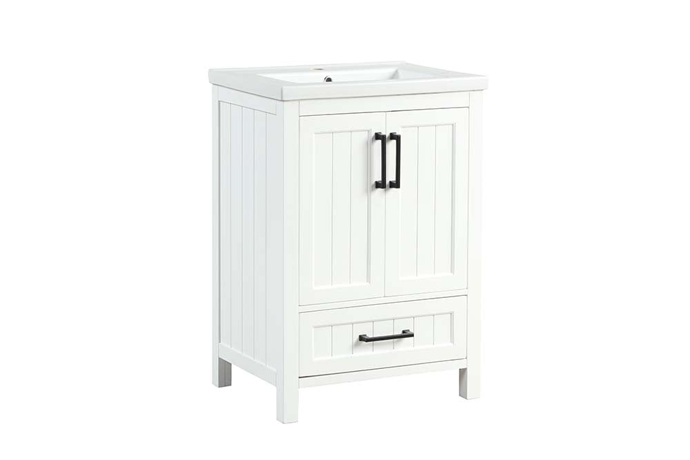 Mysie White Finish Sink Cabinet