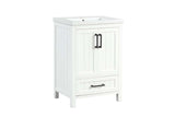 Mysie White Finish Sink Cabinet