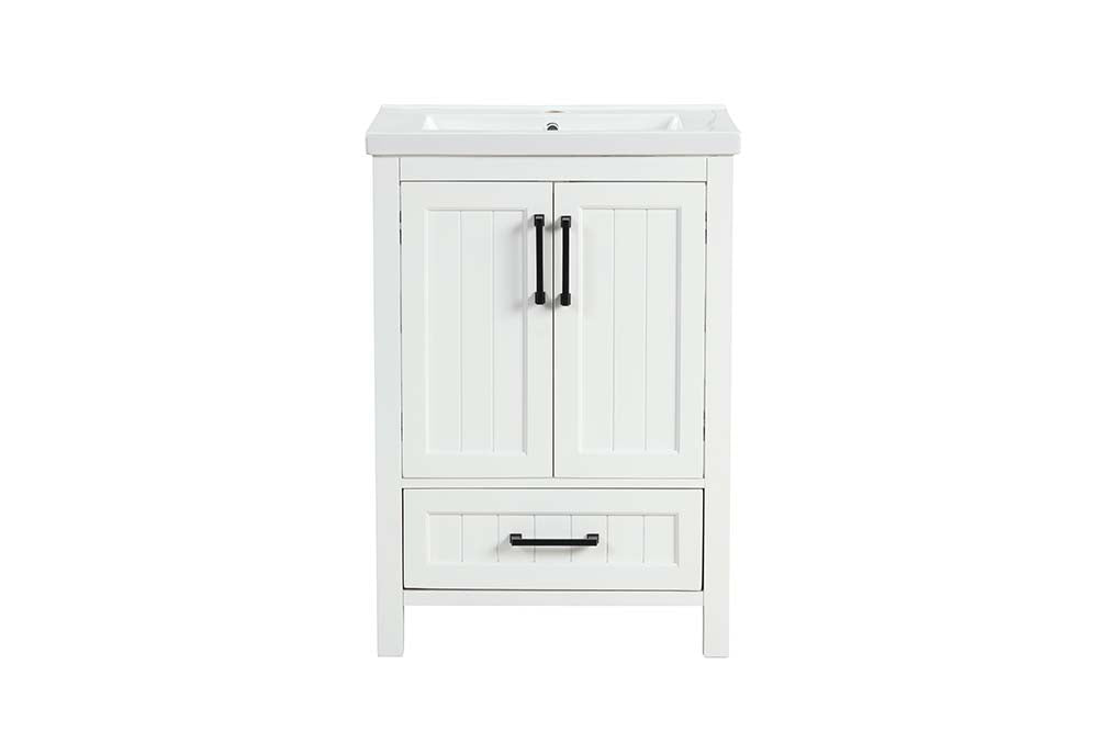 Mysie White Finish Sink Cabinet