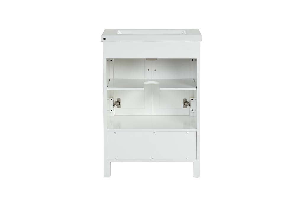 Mysie White Finish Sink Cabinet