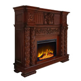 Vendom Cherry Finish Fireplace