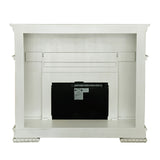 Vendom Antique Pearl Finish Fireplace