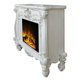 Versailles Bone White Finish Fireplace