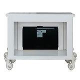 Versailles Bone White Finish Fireplace