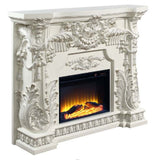 Zabrina Antique White Finish Fireplace