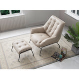 Zusa Accent Chair & Ottoman