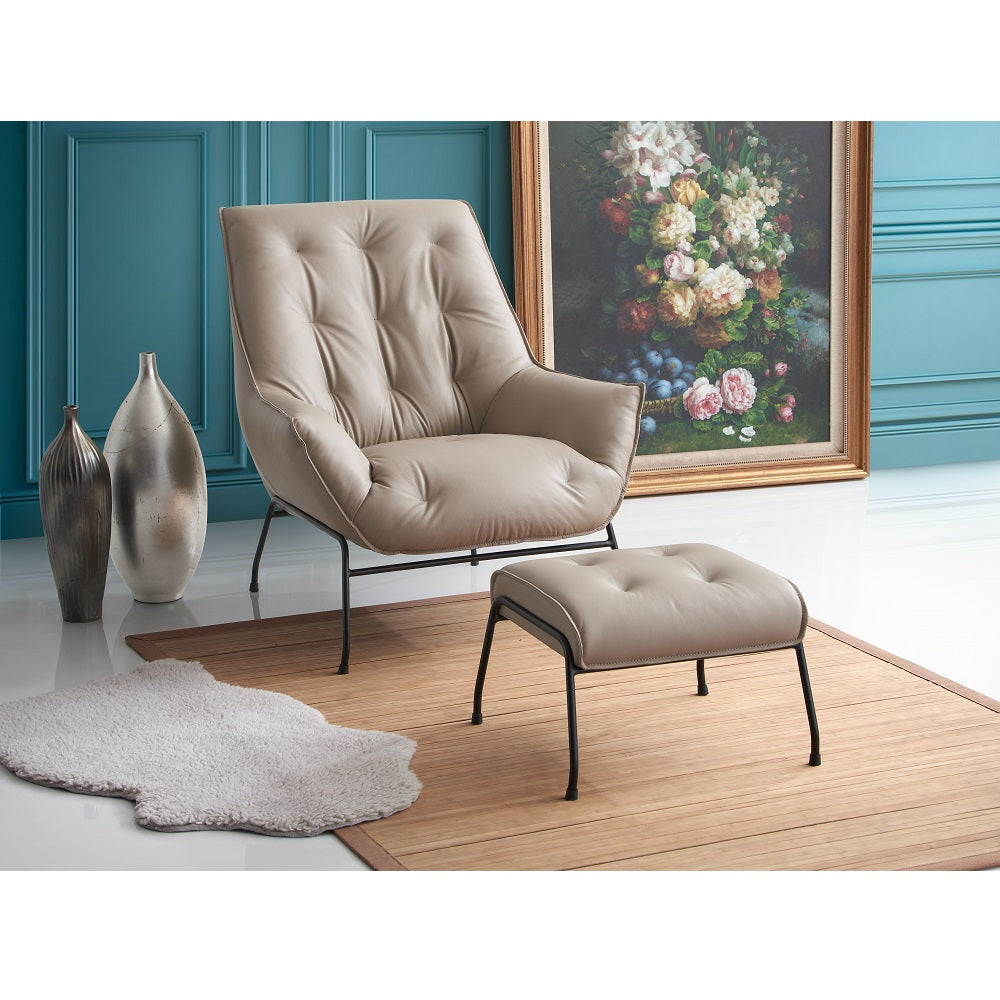 Zusa Accent Chair & Ottoman