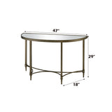 Aditya Console Table W/Mirror