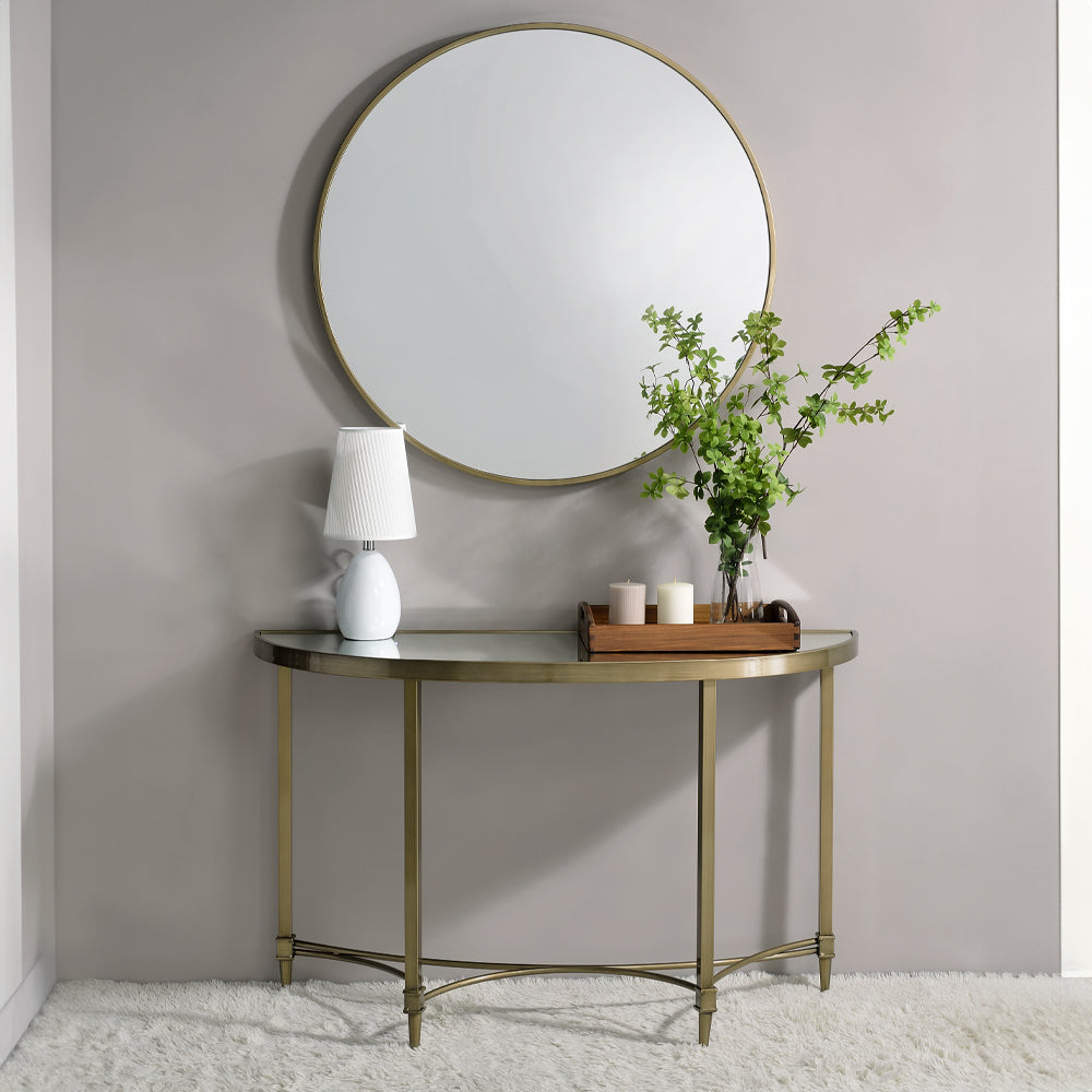 Aditya Console Table W/Mirror