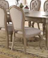 Acme Chelmsford 9 Piece Dining Set In Antique Taupe