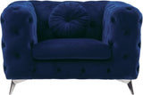 Acme Furniture Atronia Living Room Set in Blue