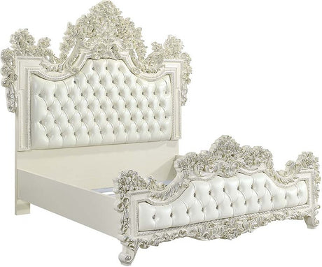 Adara Bedroom Set In Antique White Finish