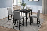 Adina Black Counter Height Dining Room Set