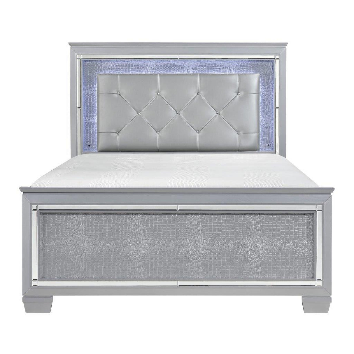 Allura Silver Youth Panel Bedroom Set