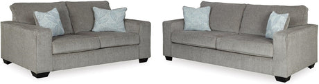 Altari Living Room Set In Alloy