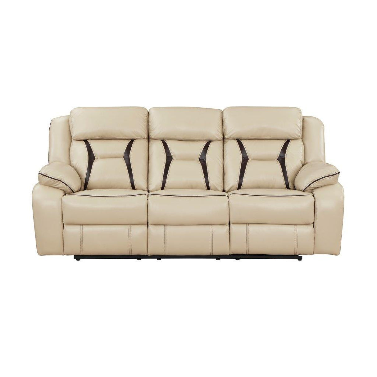 Amite Beige Double Reclining Living Room Set