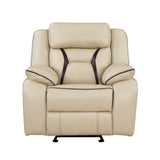 Amite Beige Double Reclining Living Room Set