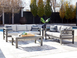 Amora Charcoal Gray Outdoor Conversation Set