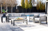 Amora Charcoal Gray Outdoor Conversation Set