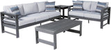 Amora Charcoal Gray Outdoor Conversation Set