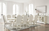 Arlendyne Antique White Extendable Dining Room Set