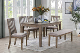 Armhurst Wire Brush Brown Dining Room Set