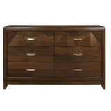 Aziel Walnut Panel Bedroom Set