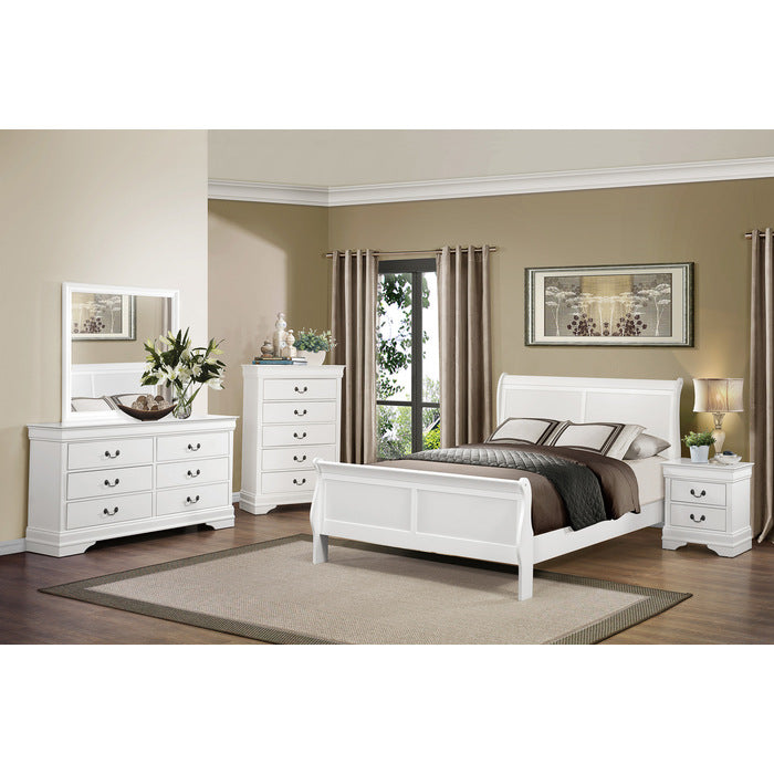 Mayville White Queen Bed