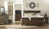 Flynnter Medium Brown Panel Bedroom Set