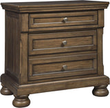 Flynnter Medium Brown Panel Bedroom Set