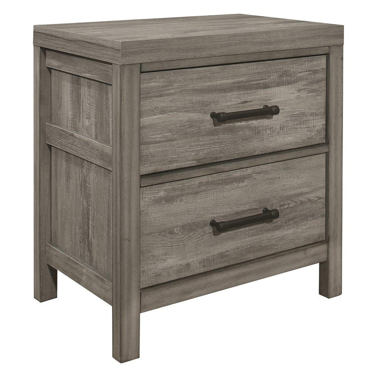 Bainbridge Weathered Gray Platform Storage Bedroom Set