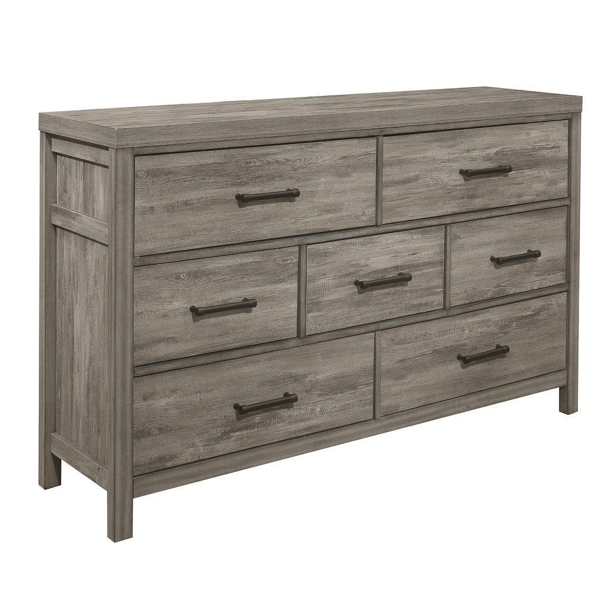 Bainbridge Weathered Gray Platform Storage Bedroom Set