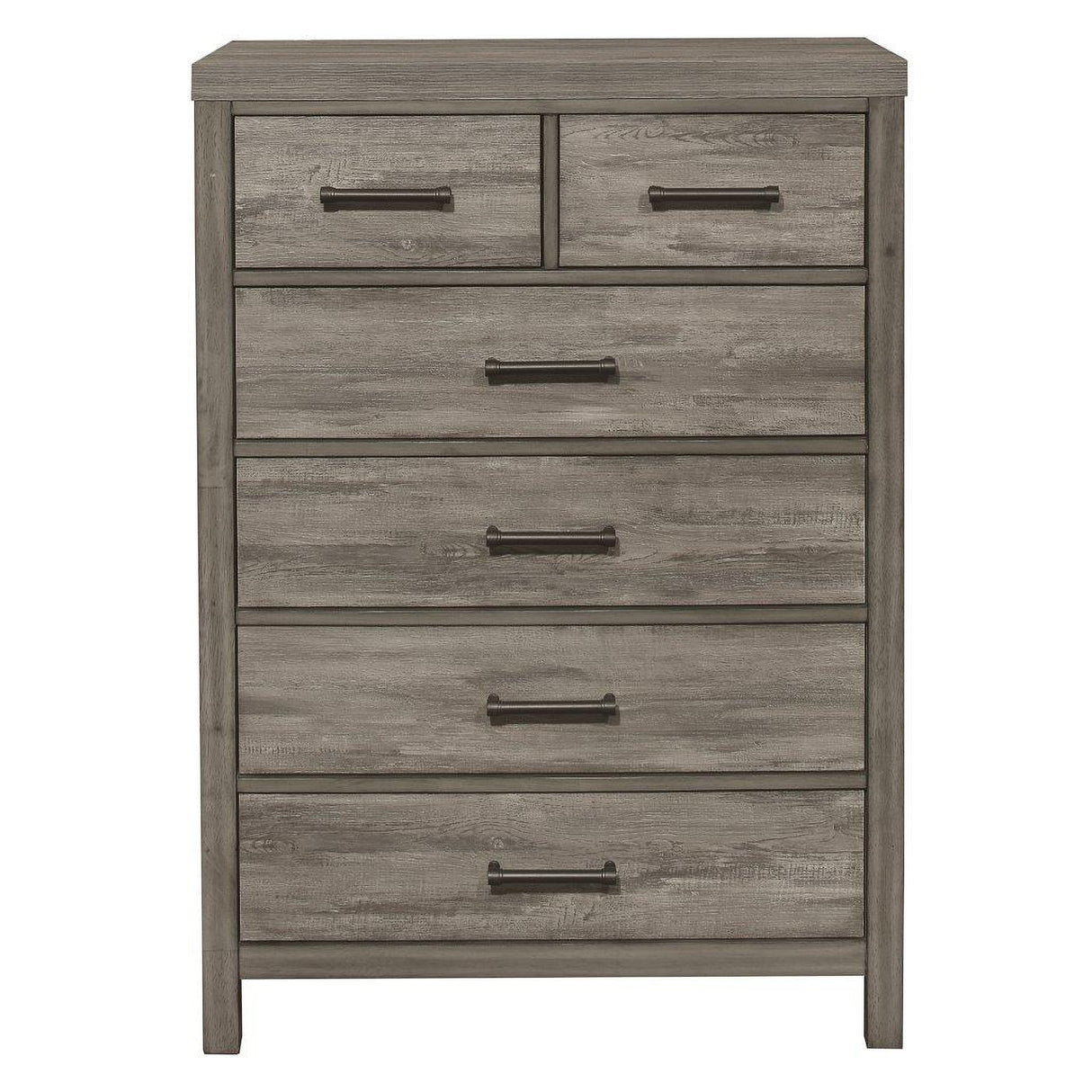 Bainbridge Weathered Gray Platform Storage Bedroom Set