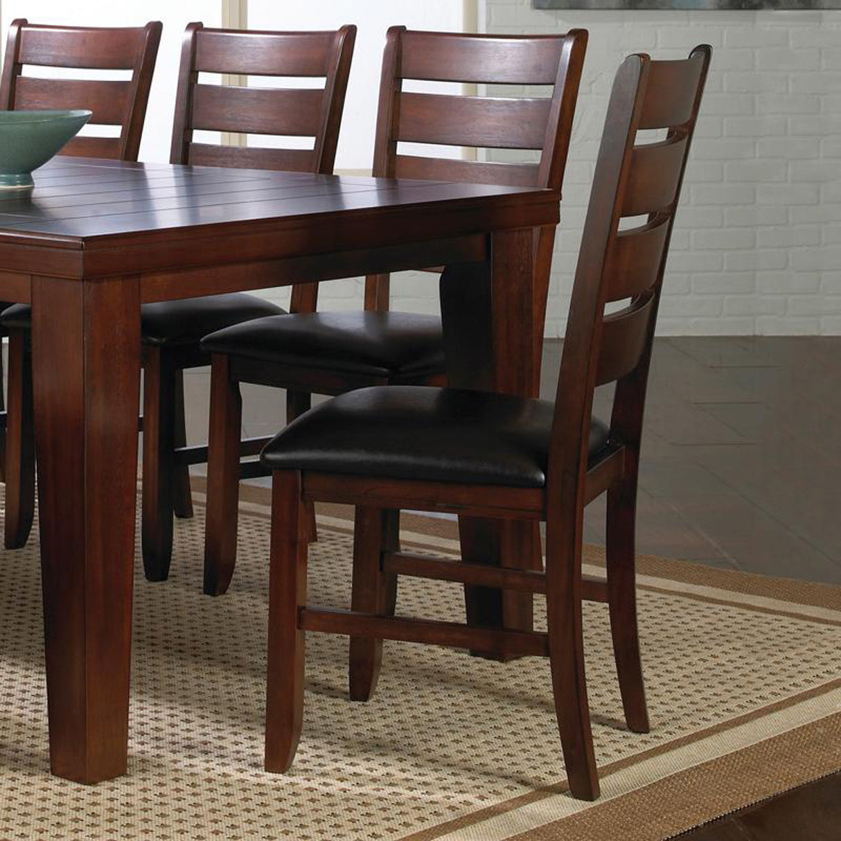 Crown Mark Bardstown 8 Piece Dining Set in Espresso