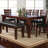 Crown Mark Bardstown 8 Piece Dining Set in Espresso