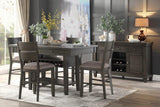 Baresford Gray Counter Height Dining Room Set