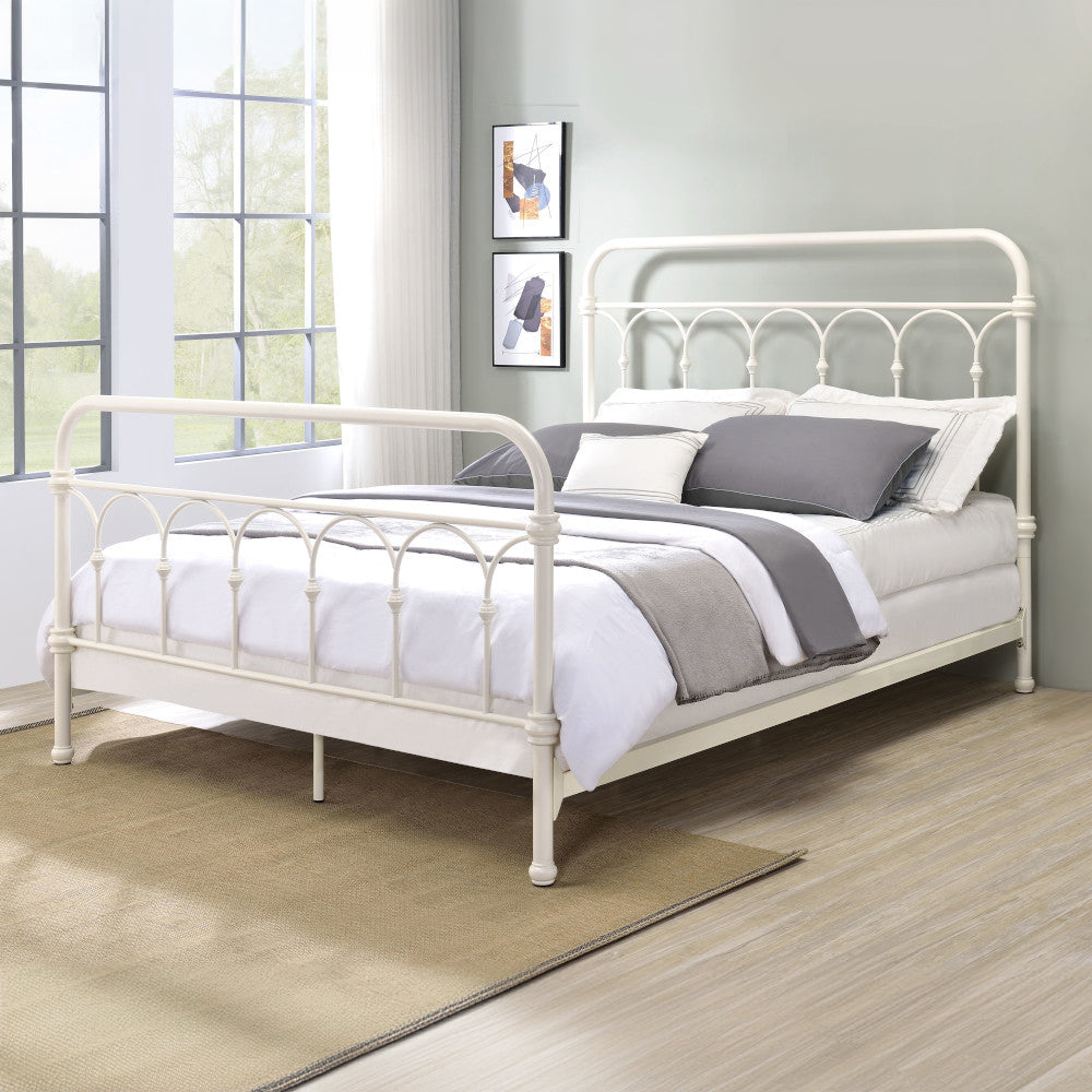 Citron White Finish Full Bed