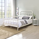 Citron White Finish Queen Bed